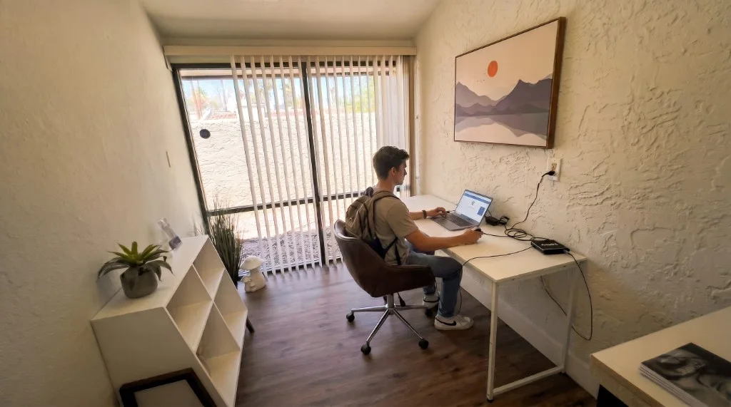 Private TOVA adult ADHD testing room at Alevea Mental Health in Tempe, Arizona